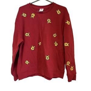 Vintage Winnie The Pooh Bear Disney All Over Print Crewneck Sweatshirt